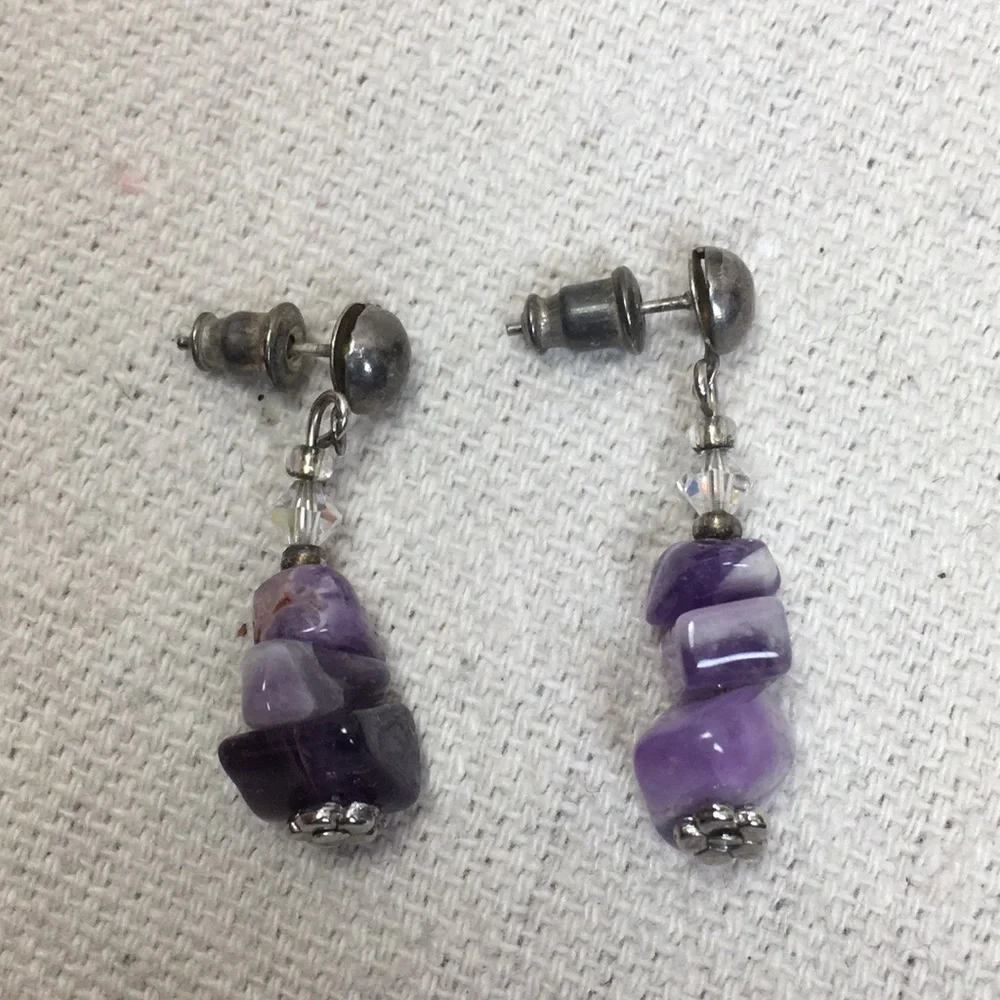 Amethyst earrings